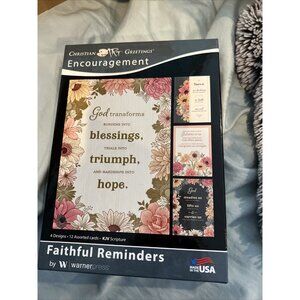 ENCOURAGEMENT CARD - GOD TRANSFORMS BURDENS TRIALS & HARDSHIPS, HOPE, RELIGIOUS
